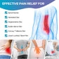 Comfytemp Ice Pack for Back Pain Relief, 2 Packs, Reusable Gel Lower Back Wrap Ice Brace for Sciatica Injuries, Hot Cold Compression for Lower Lumbar, Waist, Men Women Surgery Get Well Gifts (Purple)
