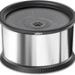 UPSKY 6.5L Super Large Capacity No Spill Dog Water Bowl - 1.6 Gallon Stainless Steel Spill Proof Slow Feeder With Anti-Slip Mat for Messy Drinkers - Black