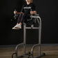 XMARK Knee Raise, Dip Stand with Push Up Station, Commercial Vertical Knee Raise, Captain's Chair, Upper Body and Core Workout Machine