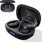 TREBLAB X3 Pro - Ultra Comfortable Earhooks, Pure-HD Sound, Punchy Bass, 145H Battery, Waterproof & Sweatproof Bluetooth Earbuds, Mics for Calls, True Wireless Ear Buds for Sports Workout Running