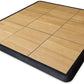 Big Floors 3X3RESMAPLE Modular Interlocking Lightweight Plastic Dance Floor Kit (3' x 3'), Light Maple, 21 Piece