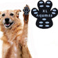 Dog Paw Protector Anti-Slip Pads,Toe Grips for Senior Dogs,Paw Grips Traction Pads for Slippery Hardwood Floors,Essentials for Senior Dogs,12 Sets (48 pcs) XL Black