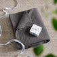 Bedsure 100% Cotton Blanket King Size for Bed - Breathable and Soft, Waffle Weave Blanket for Summer, Thick Cozy Fall Blankets for Women Gift, Dark Grey, 104x90 inches