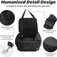 Dog Car Seat for Small Medium Dogs Up to 40lbs, Detachable Washable Soft Pet Booster Travel Bed for Front & Black Seat with Safety Leash Belt