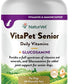 NaturVet –VitaPet Senior Daily Vitamins for Senior Dogs – Plus Glucosamine – Full Spectrum of Vitamins & Minerals – Enhanced with Glucosamine for Added Joint Support – 60 Time Release Tablets