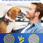 Dog Muzzle, Soft Air Mesh Muzzle for Small Medium Large Dogs Anti Biting Barking Chewing, Breathable Drinkable Adjustable Loop Pets Muzzle for German Shepherd Husky Labrador Retriever (Grey,L)