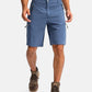 Pudolla Men's Hiking Cargo Shorts 9" Lightweight Outdoor Work Shorts for Men Travel Golf Camping Casual with 5 Zipper Pockets
