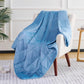 L'AGRATY Weighted Blanket - 60"x80" 15lbs Soft Breathable Heavy Blanket Minky Material with Glass Beads for Adult All-Season Summer Fall Winter Soft Thick Comfort