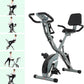 BARWING Stationary Exercise Bike for Home Workout, 5 IN 1 Foldable Indoor Cycling Bike for Seniors, 350LB Capacity, 16-Level Magnetic Resistance, Seat Backrest Adjustments