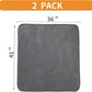 LOOBANI Washable Pee Pad for Dogs, 2 Packs Non-Slip Puppy Training Pads, Fast Absorbent Pet Whelping Pads, Puppy Playpen Mat for Incontinence, Housebreak, Crate, 36x41in, Gray