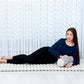 Leewadee Small Yoga Bolster – Shape-Retaining Cervical Neck Roll, Tube Pillow for Comfortable Reading, Kapok Filling, 22 x 6 x 6 inches