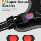 MIDOG No-Pull Dog Harness | Adjustable & Reflective Pet Harness Leash Set for Small Medium Large Dogs Walking, Training| No Choke, Front Clip, Soft Padded Vest with Easy Control Handle - Black, L