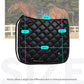 Harrison Howard Dressage Saddle Pad High-Performance Leather Saddle Pad for Horse Riding with Excellent Shock Absorption