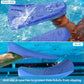 Gintenco Swim Fins, Kids Swim Training Fins for Lap Swimming, Travel Size Flippers with Mesh Bag, Silicone Swimming Fins for Kids Teens Adults Women Men