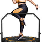 BCAN 40"/48" Rebounder Trampoline for Adult, 450/550LBS Fitness Trampoline with Bungees, Adjustable Handle, Stable & Quiet, Indoor Outdoor, Whole-Body Workout & Relaxation at Home for Women/Men