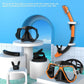 Greatever Dry Snorkel Set,Panoramic Wide View,Anti-Fog Scuba Diving Mask,Professional Snorkeling Gear