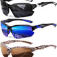 Sports Polarized Sunglasses for Men Cycling Running Fishing UV Protection Sun Glasses Lightweight Half Frame Goggles