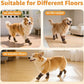 Double Sides Non-Slip Dog Socks to Prevent Licking Paws - Strong Traction for Paw Protector, Senior Dogs, Hardwood Floors, Dog Booties with Grippers - Size Medium