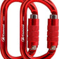 Heavy Duty Carabiner, 25kn(About 5620 lbs) Oval Carabiner Clip O-Shape Rock Climbing Carabiner Lightweight Caribeener for Climbing, Mountaineer, Aerial Work