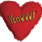 Yeowww! Heart Attack Pack: 3X 100% Organic Catnip Heart Cat Toys, Each with a Different Phrase