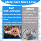 Soft Cat Cone Collar for Cats & Kittens – Adjustable Lightweight Recovery E-Collar to Stop Licking, Scratching & Biting After Surgery, Comfortable Wound Healing Cone Alternative (Blue, S)