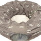 Kitty City Large Cat Tunnel Bed, Cat Bed, Pop Up Bed, Cat Toys, Brown