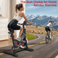 Exercise Bike, Stationary Bike for Home/Indoor Cycling Bike Silent Belt Drive, Stationary Bike with 300lbs Weight Capacity w/Comfortable Seat Cushion & Tablet Mount