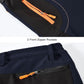 Rdruko Men's Snow Ski Pants Waterproof Insulated Winter Outdoor Snowboard Hiking Fleece Pants with Belt