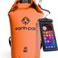 Earth Pak Waterproof Dry Bag - Roll Top Waterproof Backpack Sack Keeps Gear Dry for Kayak with Waterproof Phone Case