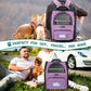 PetAmi Dog Backpack Carrier for Small Large Cat, Pet, Puppy, Ventilated Pet Hiking Backpack Travel Bag, Airline Approved Cat Backpack Carrier, Camping Biking Dog Bag Up to 18lbs Pet, Purple