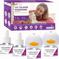 Cat Calming Diffuser, Cat Pheromones Calming Diffuser, Pheromone Dffuser to Calm Cats, Cat Calming Diffuser with 2 Diffuser + 4 Refill,120 Days for Cats Relief Stress Anxiety (Purple)