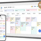 Dragon Touch 15.6" Digital Calendar Chore Chart – 1080P Full HD Interactive Touchscreen, Smart Family Planner, Hearth Display Digital Calendar Wall & Desk Mountable for Seamless Scheduling Black