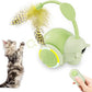 Cat Toys for Bored Indoor Adult Cats,Remote Control Cat Toy with 4 Directions,LED Lights Interactive Remote Control Dog Toy (Green)