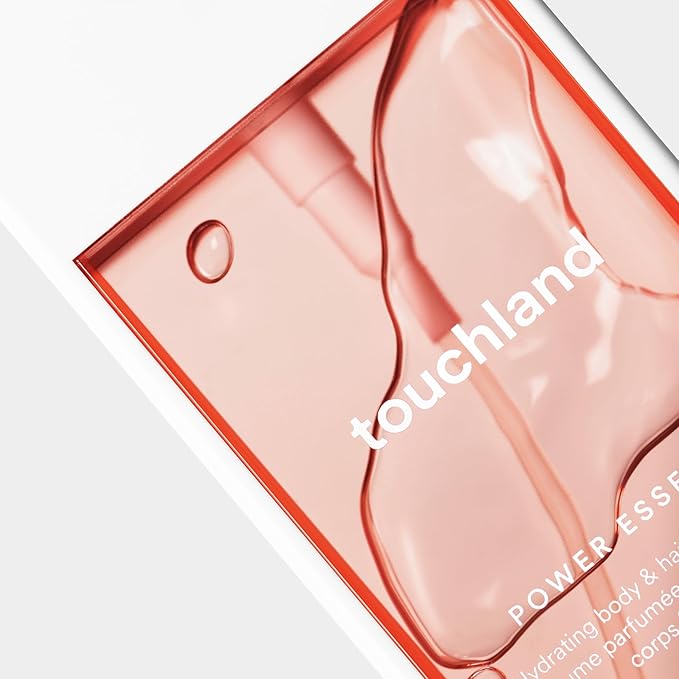 Touchland Power Essence Hydrating Body & Hair Fragrance, Peachy Lychee, 2 FL. OZ. Travel Size Body Mist