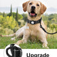TagME Airtag Dog Collar,Waterproof Reflective Pet Collar with Airtag Holder,Soft Padded and Double D-Rings for Extra Large Dogs,Black