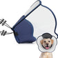 Hard & Heavy Plastic Dog Cone Collar Alternative for Lab Golden GSD (Small&Medium Sized) After Surgery, Large Adjustable Recovery Cone Anti-Lick, Elizabethan Protective Cone of Shame for Healing