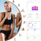 Smart Ring for Men Women with Black Charging Box, Bluetooth, Health Ring , IP68 Waterproof, Fitness Ring Tracks Heart Rate/Sleep/Steps/Sports Activities/Blood Oxygen,non-subscription app (Gold, 12)