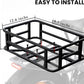 AWQM Large Ebike Basket, Waterproof Metal Electric Bicycle Basket, Quick Assemble Bike Accessories Rear Cargo Rack for Picnic, Pet, Sports