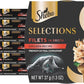 Sheba Selections Filets in Broth Adult Wet Cat Meal Complement Chicken Recipe, 1.3 oz. Cups, 12 Count