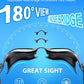 Swim Goggles, Unisex Adult Swimming Goggles Anti Fog Anti UV No Leakage Wide View for Men Women Youth