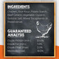Canine Naturals Chicken Recipe Chew - Rawhide Free Dog Treats - Made from USA Raised Chicken - All-Natural and Easily Digestible - 5 Pack of 7 Inch Large Rolls for Dogs 50-75lb