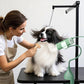 L&W BROS. 2-in-1 Pet Hair Dryer with Clamp Stand – Wearable & Hands-Free Dog Grooming Dryer, 950W Low Noise Blower with 5 Heat & 3 Speed Settings, for Small to Medium Pets (Green)