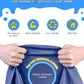 VISTOP Non-Slip Splash Pad for Kids and Dog, Thicken Sprinkler Pool Summer Outdoor Water Toys - Fun Backyard Fountain Play Mat for Baby Girls Boys Children or Pet Dog (87 inch, Blue&Blue)