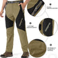 YSENTO Men's Fleece Lined Ski Snow Pants Winter Waterproof Softshell Insulated Hiking Cargo Pants