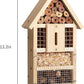 2 PK Large Cedar Wood Insect House Kit for DIY Project Backyard Insect House, Bee House, Nesting Habitat Shelters, Garden Shelter for Bees, Butterflies, Bugs