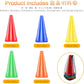 BiAnYC 12.5 Inch（32CM） Plastic Sport Training Traffic Cones Set of 10
