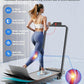 Foldable Treadmill with 10% Incline Upgrade 3.5HP Low Noise Walking Pad Treadmill with Handle Bar Rayspace 4 in 1 Portable Under Desk Treadmills for Home/Office, 350Lbs Capacity, APP & Remote Control
