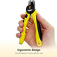 LED Dog Nail Clippers with Light, Trimmers with Protective Guard, Quick Sensor, Safety Lock and Nail File - Suitable for Large and Small Dogs & Cats (Yellow, LED)