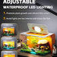 2.5 Gallon Fish Tank Small Aquarium Starter Kit with Hidden Filtration, 3 Color Light, Self Cleaning Nano Tank for Betta, Shrimp, Guppy, Angelfish