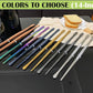 JETKONG 2 Pcs 14-Inch Culinary Tweezers Extra Long Food Tweezers Kitchen Tweezer Tongs for Cooking Grilling and BBQ (Rainbow)